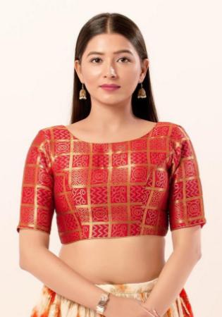 Picture of Splendid Chiffon Maroon Designer Blouse