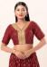 Picture of Fine Chiffon Maroon Designer Blouse