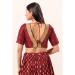 Picture of Fine Chiffon Maroon Designer Blouse