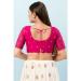 Picture of Appealing Chiffon Deep Pink Designer Blouse