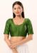 Picture of Wonderful Chiffon Dark Olive Green Designer Blouse