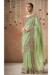 Picture of Good Looking Silk Dark Sea Green Saree