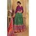 Picture of Delightful Satin & Silk Forest Green Lehenga Choli