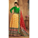 Picture of Delightful Satin & Silk Sandy Brown Lehenga Choli