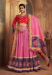 Picture of Good Looking Satin & Silk Light Coral Lehenga Choli