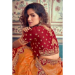 Picture of Appealing Silk Chocolate Lehenga Choli