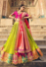 Picture of Elegant Silk Dark Golden Rod Lehenga Choli