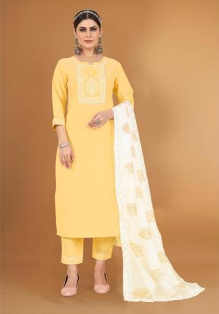 Picture of Fine Cotton Navajo White Readymade Salwar Kameez