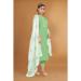 Picture of Cotton Dark Sea Green Readymade Salwar Kameez