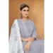 Picture of Cotton Light Slate Grey Readymade Salwar Kameez