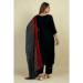 Picture of Grand Rayon Black Readymade Salwar Kameez