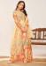 Picture of Good Looking Chiffon Tan Readymade Salwar Kameez