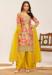 Picture of Gorgeous Chiffon Orange Readymade Salwar Kameez