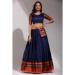 Picture of Sightly Silk Navy Blue Lehenga Choli