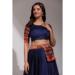 Picture of Sightly Silk Navy Blue Lehenga Choli