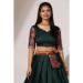 Picture of Excellent Silk Sea Green Lehenga Choli