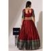 Picture of Sublime Silk Maroon Lehenga Choli