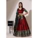 Picture of Sublime Silk Maroon Lehenga Choli