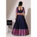 Picture of Sublime Silk Navy Blue Lehenga Choli