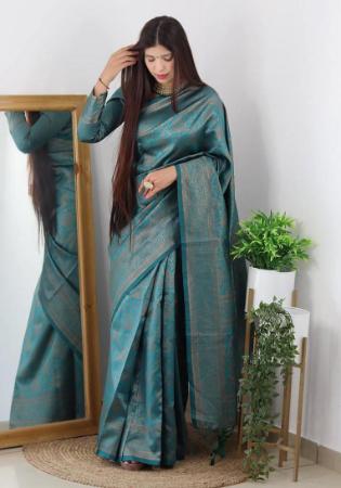 Picture of Splendid Silk Slate Grey Saree