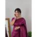 Picture of Pretty Silk Maroon Saree