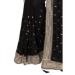 Picture of Stunning Georgette Black Saree