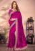 Picture of Gorgeous Georgette Medium Violet Red Saree