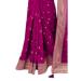 Picture of Gorgeous Georgette Medium Violet Red Saree