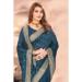 Picture of Delightful Georgette Slate Grey Saree