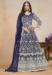 Picture of Enticing Net Navy Blue Anarkali Salwar Kameez