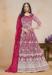 Picture of Magnificent Net Rosy Brown Anarkali Salwar Kameez