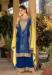 Picture of Chiffon Midnight Blue Straight Cut Salwar Kameez