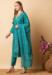 Picture of Chiffon Light Sea Green Readymade Salwar Kameez