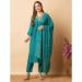 Picture of Chiffon Light Sea Green Readymade Salwar Kameez