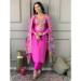 Picture of Chiffon Medium Violet Red Readymade Salwar Kameez