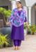 Picture of Superb Chiffon Purple Readymade Salwar Kameez