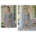 Picture of Shapely Chiffon Slate Grey Readymade Salwar Kameez