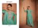 Picture of Chiffon Dark Sea Green Straight Cut Salwar Kameez