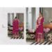 Picture of Ravishing Chiffon Fire Brick Readymade Salwar Kameez