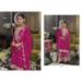 Picture of Chiffon Medium Violet Red Readymade Salwar Kameez