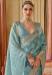 Picture of Magnificent Silk Cadet Blue Saree