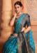 Picture of Alluring Satin & Silk Dark Turquoise Saree