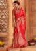 Picture of Magnificent Satin & Silk Crimson Saree