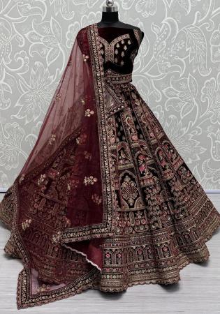 Picture of Exquisite Georgette Maroon Lehenga Choli