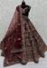 Picture of Exquisite Georgette Maroon Lehenga Choli