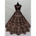 Picture of Stunning Georgette Maroon Lehenga Choli