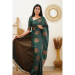 Picture of Well Formed Silk Sea Green Saree