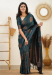 Picture of Classy Silk Dark Slate Grey Saree