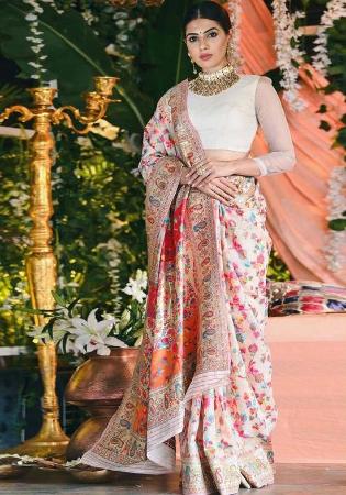 Picture of Fine Silk Beige Saree