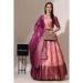 Picture of Grand Silk Light Coral Lehenga Choli